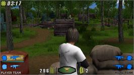 In game image of Oretachi No Sabage Portable on the Sony PSP.