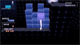 In game image of PQ: Practical Intelligence Quotient on the Sony PSP.