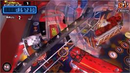In game image of Pinball Hall of Fame: The Gottlieb Collection on the Sony PSP.