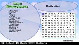 In game image of Puzzle Challenge - Crosswords And More ! on the Sony PSP.