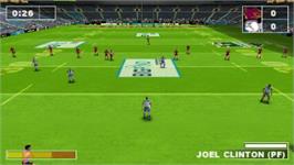In game image of Rugby League Challenge on the Sony PSP.