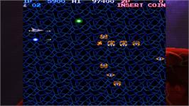 In game image of Salamander Portable on the Sony PSP.