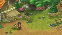 In game image of Shepherd's Crossing on the Sony PSP.