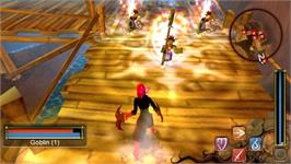 In game image of Silverfall on the Sony PSP.