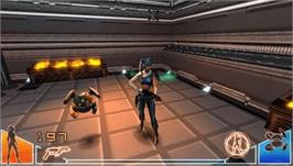 In game image of Star Wars: Lethal Alliance on the Sony PSP.