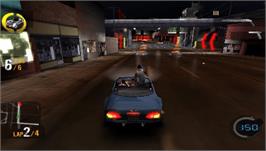 In game image of Street Riders on the Sony PSP.