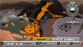 In game image of Thrillville: Off the Rails on the Sony PSP.