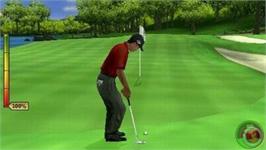 In game image of Tiger Woods Pga Tour 07 on the Sony PSP.