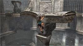 In game image of Tomb Raider - Anniversary on the Sony PSP.