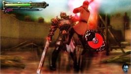 In game image of Undead Knights on the Sony PSP.