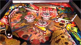 In game image of Williams Pinball Classics on the Sony PSP.