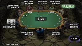 In game image of World Series Of Poker on the Sony PSP.
