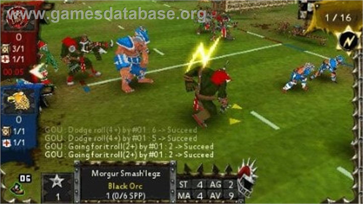 Blood Bowl - Sony PSP - Artwork - In Game