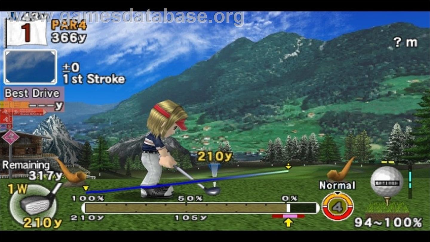 Everybody's Golf 2 - Sony PSP - Artwork - In Game