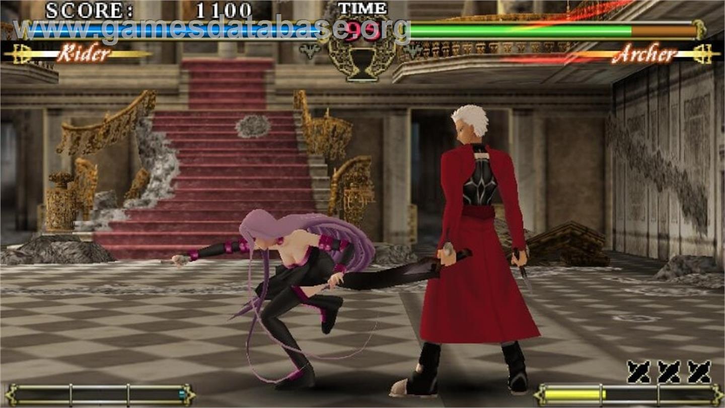Fate/unlimited Codes - Sony PSP - Artwork - In Game