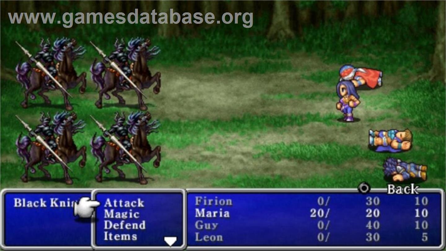 Final Fantasy 2 - Sony PSP - Artwork - In Game
