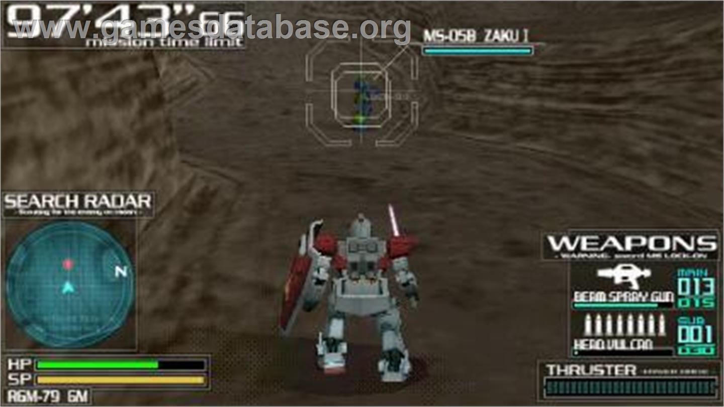 Gundam Battle Tactics - Sony PSP - Artwork - In Game