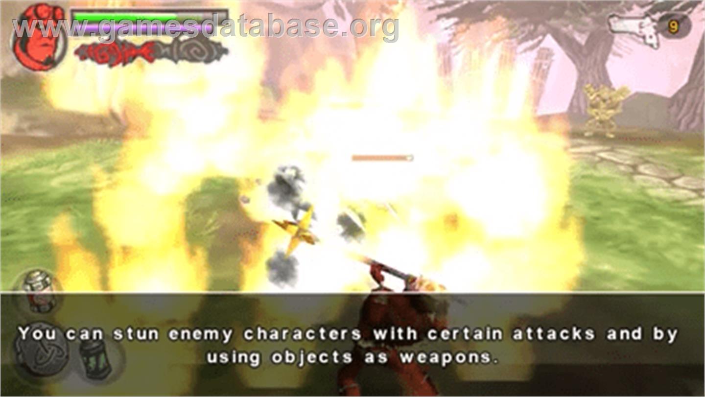 Hellboy: The Science of Evil - Sony PSP - Artwork - In Game