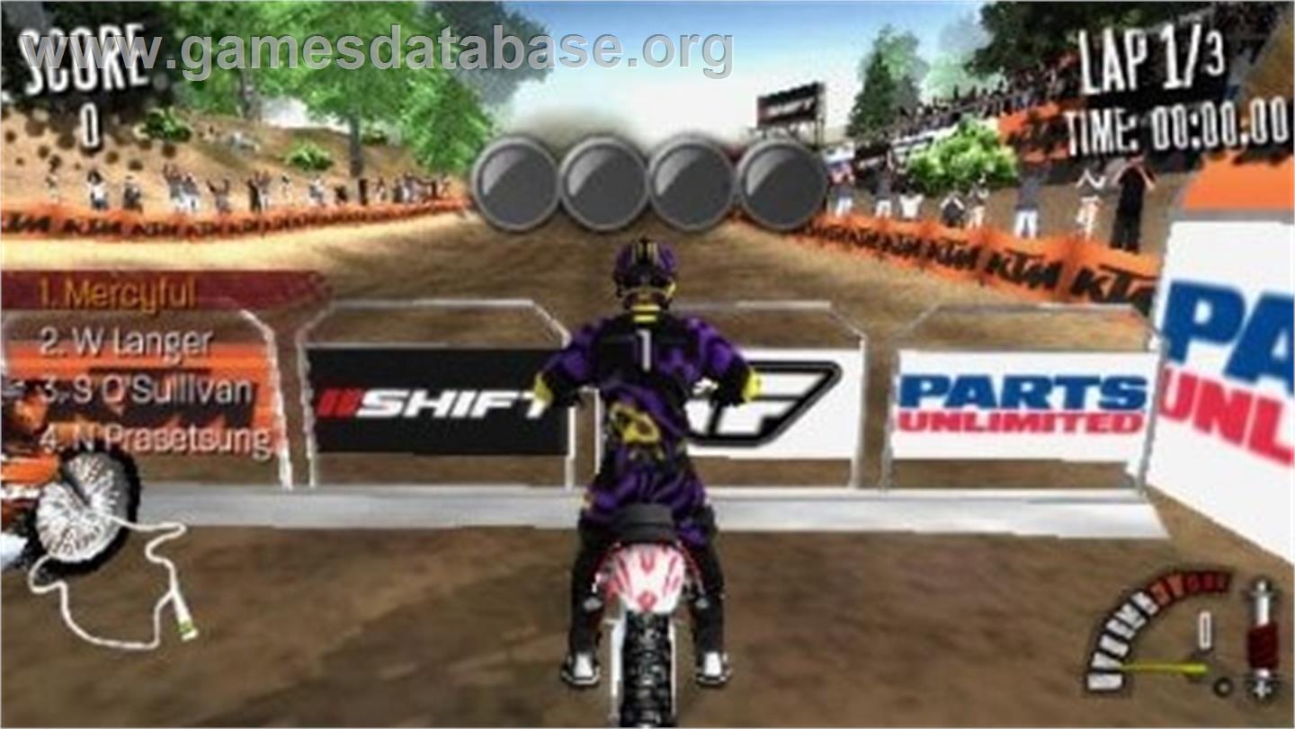 Mx Vs Atv Reflex - Sony PSP - Artwork - In Game