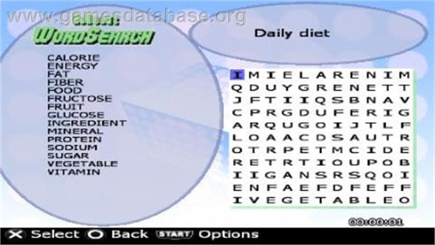 Puzzle Challenge - Crosswords And More ! - Sony PSP - Artwork - In Game