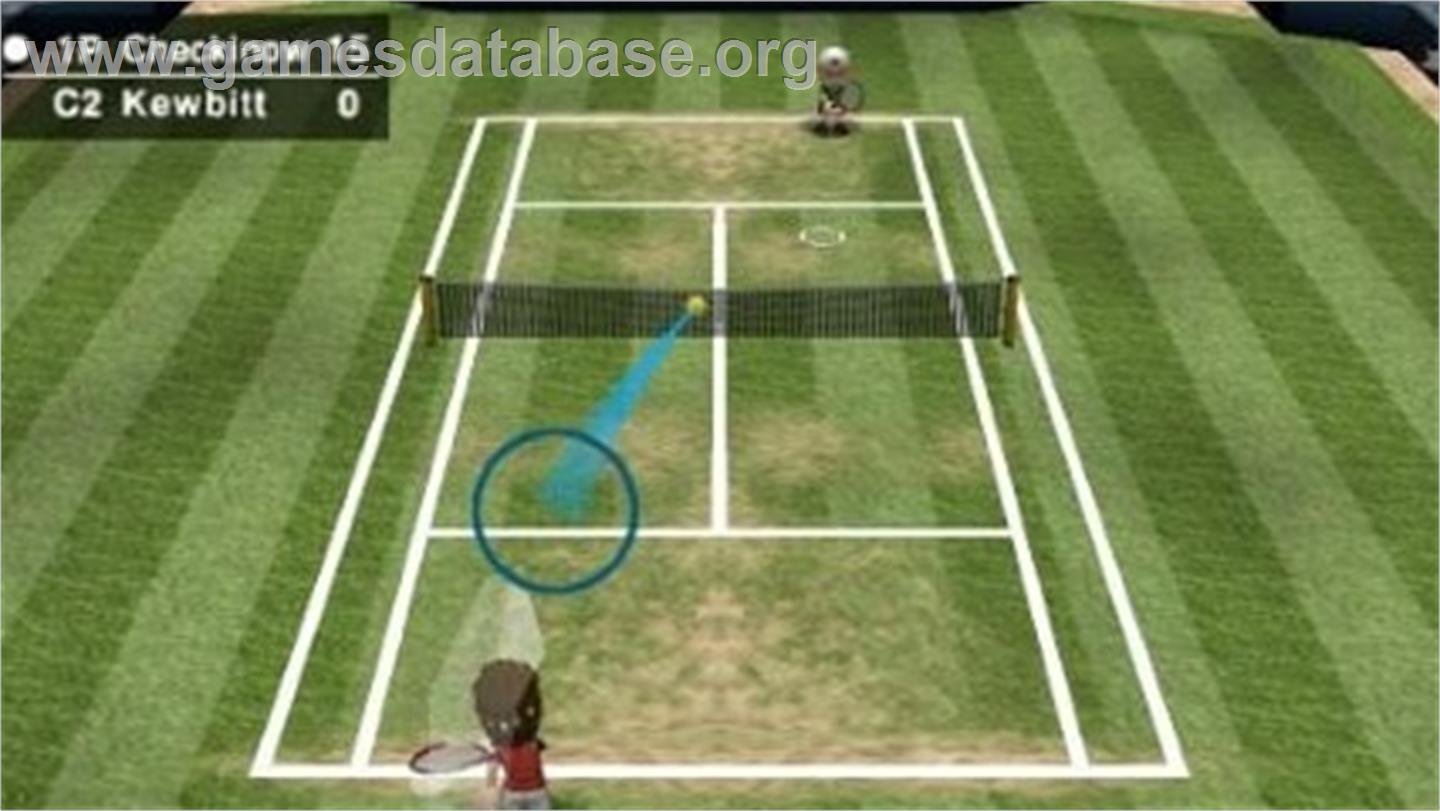Super Pocket Tennis - Sony PSP - Artwork - In Game