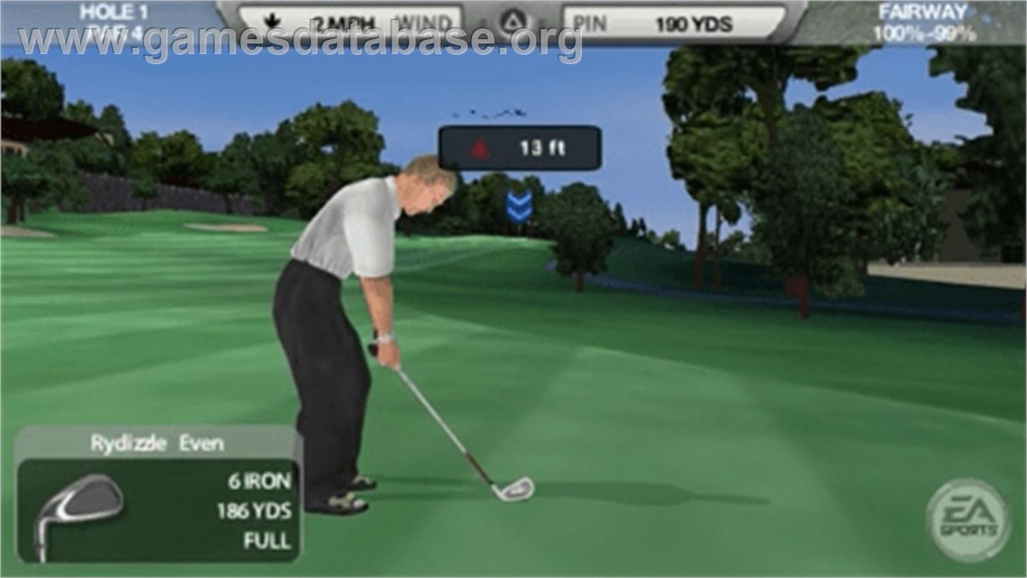 Tiger Woods PGA Tour - Sony PSP - Artwork - In Game