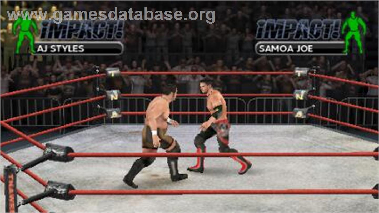 Tna Impact! - Cross The Line - Sony PSP - Artwork - In Game