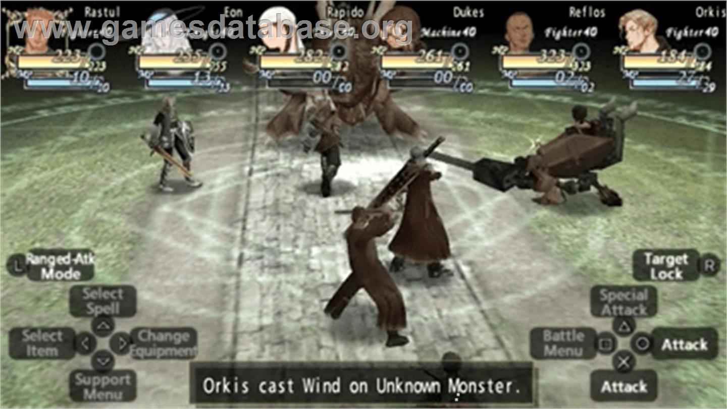 Valhalla Knights - Sony PSP - Artwork - In Game