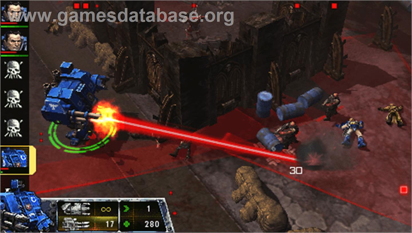 Warhammer 40,000: Squad Command - Sony PSP - Artwork - In Game