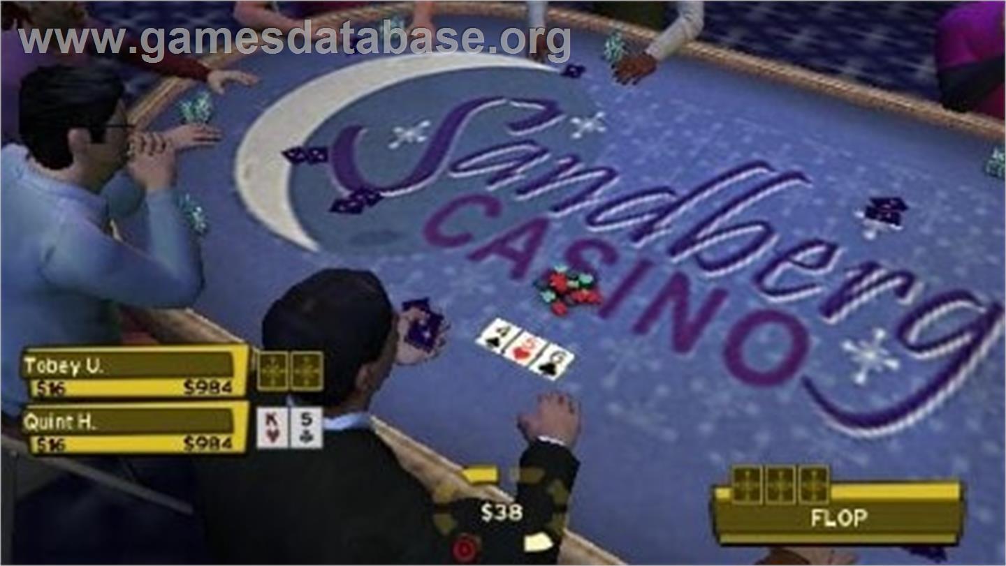 World Championship Poker Featuring Howard Lederer - All In - Sony PSP - Artwork - In Game