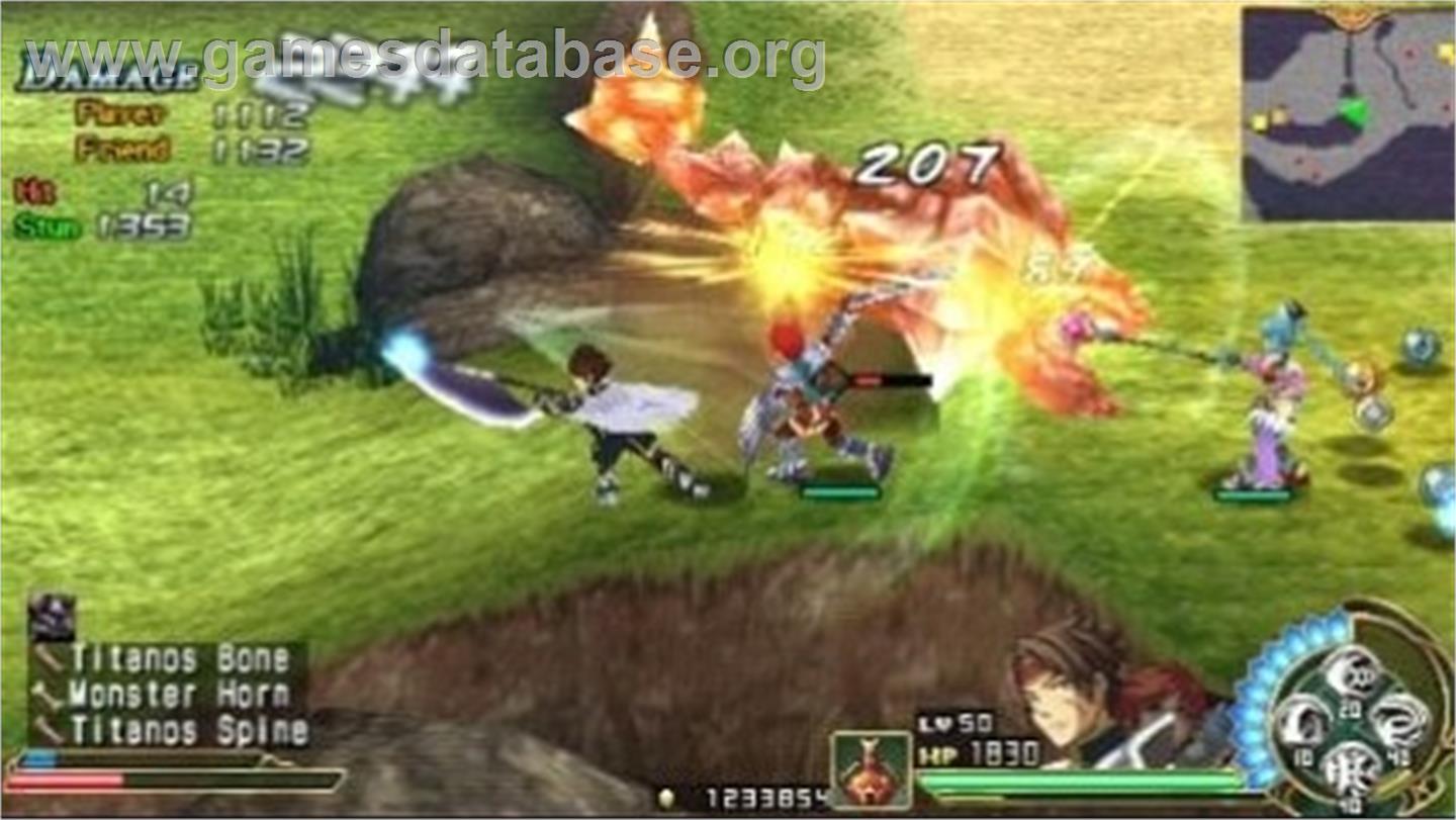 Ys Seven - Sony PSP - Artwork - In Game