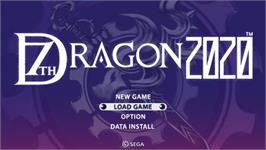 Title screen of 7th Dragon 2020 on the Sony PSP.