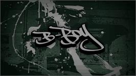 Title screen of B-boy on the Sony PSP.