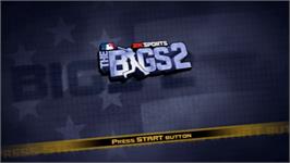Title screen of Bigs 2, The on the Sony PSP.