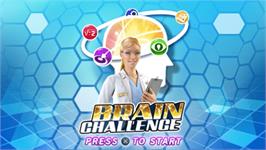 Title screen of Cérébral Challenge on the Sony PSP.