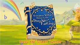Title screen of Geronimo Stilton - Retour Au Royaume De La Fantaisie on the Sony PSP.