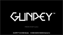Title screen of Gunpey on the Sony PSP.