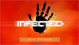 Title screen of Infected on the Sony PSP.