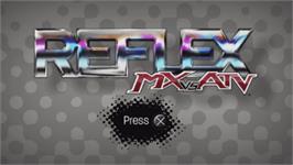Title screen of Mx Vs Atv - Extreme Limite on the Sony PSP.