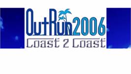 Title screen of Out Run 2006: Coast 2 Coast on the Sony PSP.