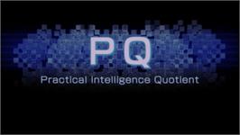 Title screen of PQ: Practical Intelligence Quotient on the Sony PSP.