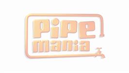 Title screen of Pipe Mania on the Sony PSP.