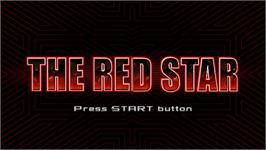 Title screen of Red Star, The on the Sony PSP.