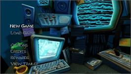 Title screen of Scooby Doo - Whos Watching Who on the Sony PSP.