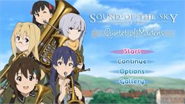 Title screen of So-ra-no-wo-to - Otome No Quintet on the Sony PSP.