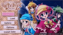 Title screen of Tantei Opera Milky Holmes on the Sony PSP.