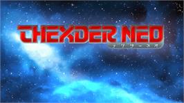 Title screen of Thexder Neo on the Sony PSP.