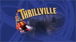 Title screen of Thrillville: Off the Rails on the Sony PSP.
