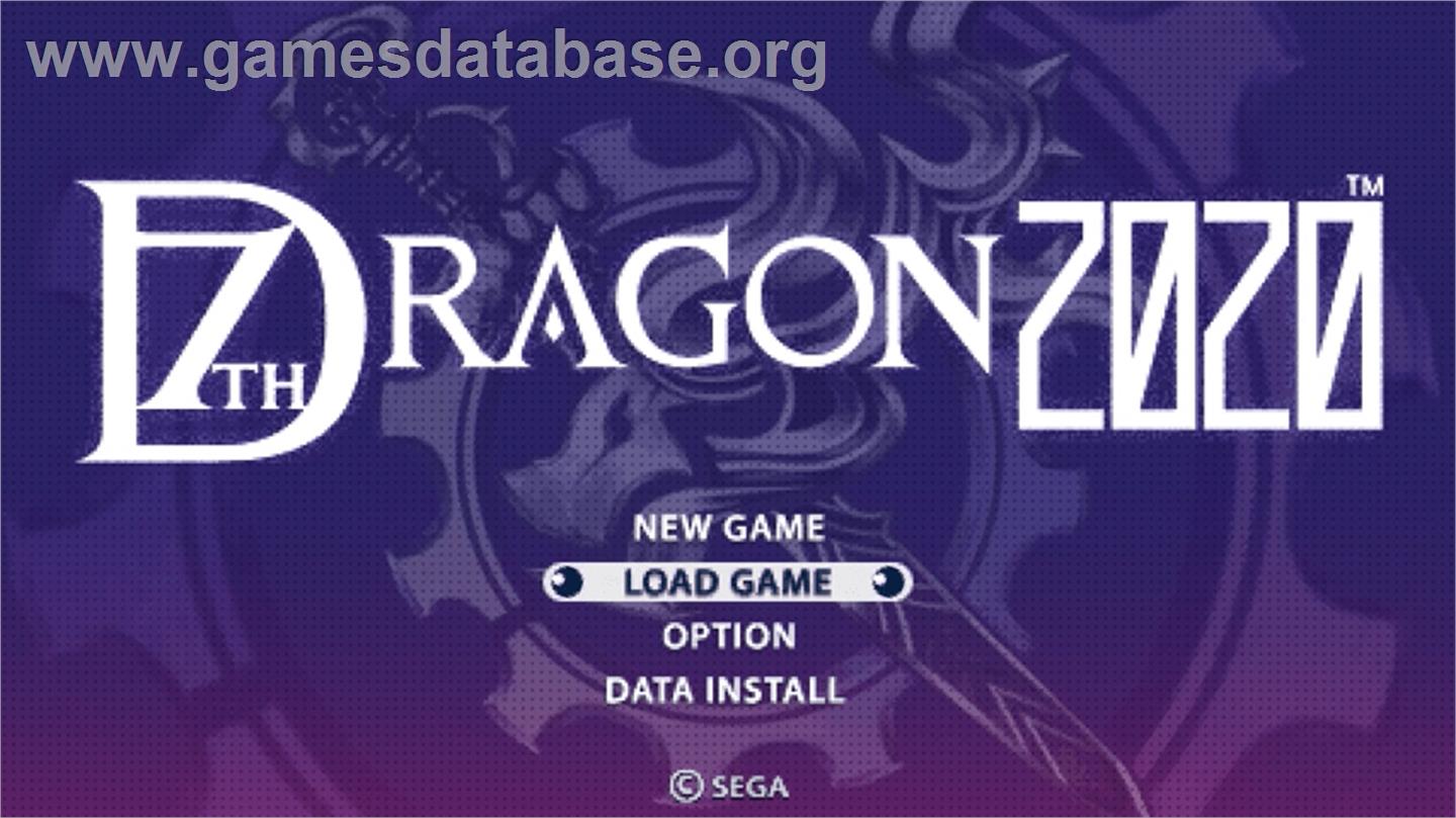 7th Dragon 2020 - Sony PSP - Artwork - Title Screen