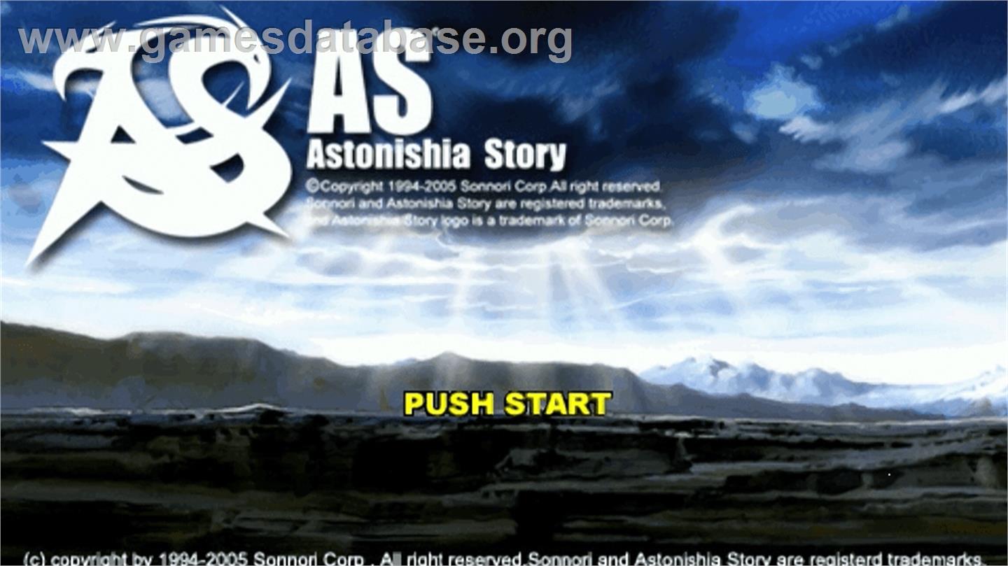 Astonishia Story - Sony PSP - Artwork - Title Screen